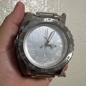 Nixon 51-30 Silver Stainless Steel Watch